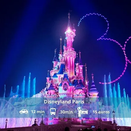 Apartament Le Mana, 7 Pers 2 12min Disneyland Paris Bailly-Romainvilliers